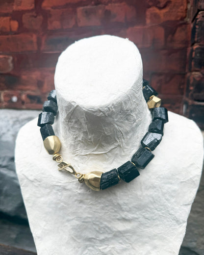 black necklace